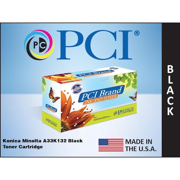 Pci Pci Konica Minolta A33K132 Black Toner A33K132-PCI - main